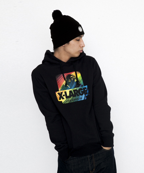 XLARGE（エクストララージ）の「ACTIVE OG PULLOVER HOODED SWEAT（パーカー・メンズ・ブラック/アッシュグレー/ダークグリーン/ネイビー/レッド・SMALL/X-LARGE/MEDIUM/LARGE）」の7枚目の写真