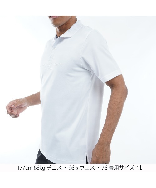 TOMMY HILFIGER GOLF（トミー ヒルフィガー ゴルフ）の「ｼｬﾄﾞｰﾛｺﾞ 半袖ﾎﾟﾛｼｬﾂ（ポロシャツ・メンズ・ローズ/カーキ/イエロー/ネイビー/ホワイト・M/LL/XL/L）」の6枚目の写真