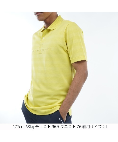 TOMMY HILFIGER GOLF（トミー ヒルフィガー ゴルフ）の「ｼｬﾄﾞｰﾛｺﾞ 半袖ﾎﾟﾛｼｬﾂ（ポロシャツ・メンズ・ローズ/カーキ/イエロー/ネイビー/ホワイト・M/LL/XL/L）」の10枚目の写真
