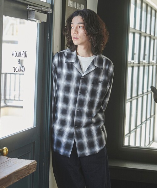 セール】TOWNCRAFT（タウンクラフト）別注オンブレチェックオープン