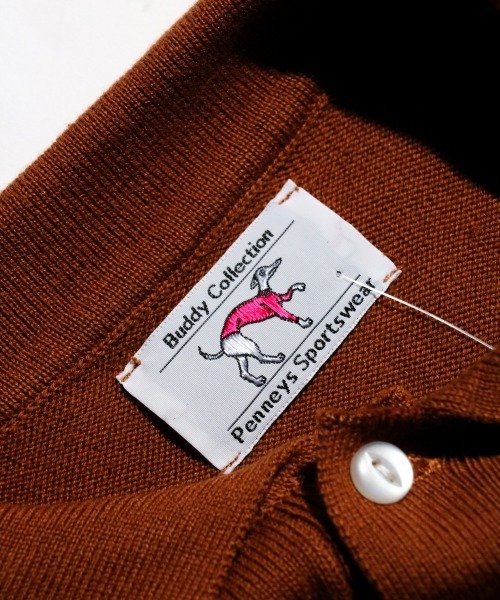 PENNEY'S × AZUSA IIDA/ぺニーズ×アズサ イイダ THE BUDDY LS POLO SWEATER バディコレクションLSポロセーター