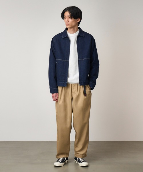 Gramicci（グラミチ）の「【Exclusive】TC/TWILL TUCK TAPERD PANT｜TCツイルタックテーパードパンツ（その他パンツ・メンズ・ベージュ系その他/チャコールグレー/グレイッシュベージュ/ブラック/ダークブラウン・XL/L/M/S/XXL）」の15枚目の写真