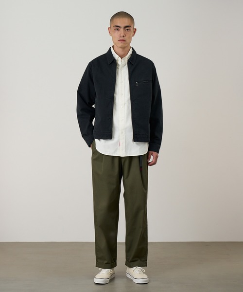 Gramicci(グラミチ)の「【Exclusive】TC/TWILL TUCK TAPERD PANT|TCツイルタックテーパードパンツ(その他パンツ・メンズ・ベージュ系その他/チャコールグレー/グレイッシュベージュ/ブラック/ダークブラウン/パイングリーン系・XL/L/M/S/XXL)」の16枚目の写真