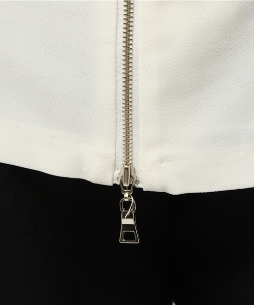 OUTLET（アウトレット）の「【CAPRICIEUX LE'MAGE】シアーボーダーチラ見セブラウス（シャツ/ブラウス・レディース・ベージュ/ホワイト・FREE）」の8枚目の写真