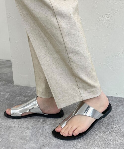 fredy emue（フレディエミュ）の「タンブラーオックステーパードパンツ（その他パンツ・レディース・ベージュ/ブラウン/ピンク/オフホワイト/ブラック・36/38）」の8枚目の写真