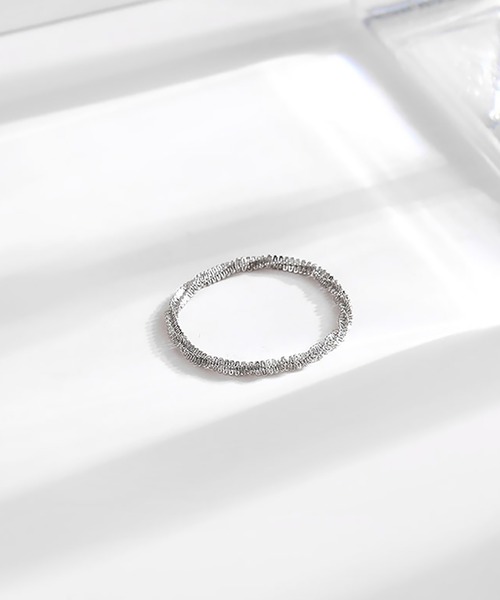 ABBEY MARKET(アビーマーケット)の「金属アレルギー対応 ステンレスリング チェーンリング サージカルステンレス K18GP(リング・レディース・ゴールド/シルバー/ゴールド系その他・21号/18号/16号/14号/11号/9号)」の6枚目の写真