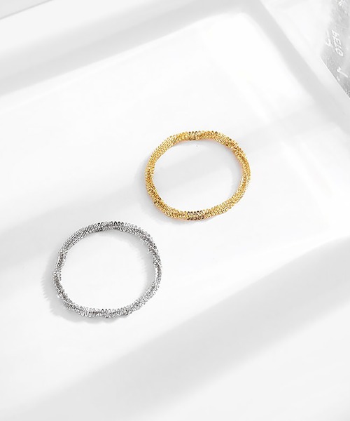 ABBEY MARKET(アビーマーケット)の「金属アレルギー対応 ステンレスリング チェーンリング サージカルステンレス K18GP(リング・レディース・ゴールド/シルバー/ゴールド系その他・21号/18号/16号/14号/11号/9号)」の19枚目の写真