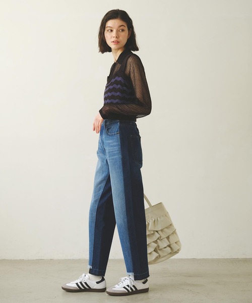 MILKFED.(ミルクフェド)の「WAVE PATTERN KNIT CAMISOLE(キャミソール・レディース・ブラック/レッド/ブラウン・ONE SIZE)」の16枚目の写真