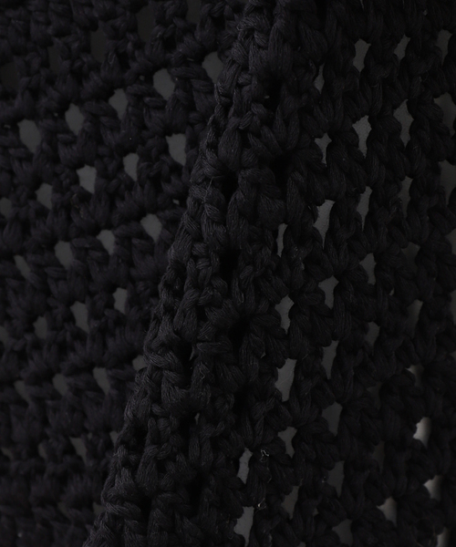 EDIFICE（エディフィス）の「ハンドクロシェ Vネックニットベスト（ニット/セーター・メンズ・ブラック/カーキ・FREE）」の12枚目の写真