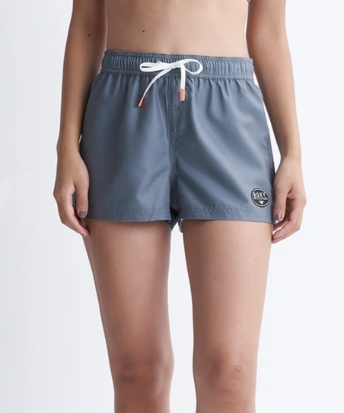 ROXY(ロキシー)の「MORNING CALM COLOR/ロキシーウエストゴムショートパンツ(水着)(水着・レディース・カーキ/ベージュ・SMALL/MEDIUM/LARGE)」の11枚目の写真