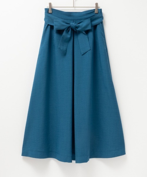 HusHusH（ハッシュアッシュ）の「HusHusH ハッシュアッシュ タックマキシスカート（スカート・レディース・ブルー系その他/アイボリー/ブラック・M/L）」の5枚目の写真