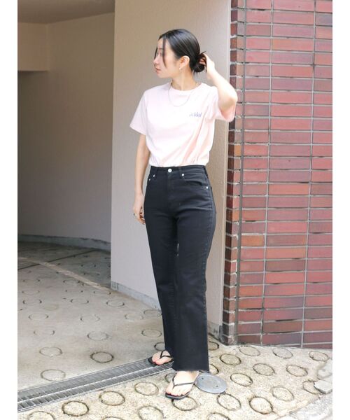 セール】カラーエンブロイダリーTee（Tシャツ/カットソー