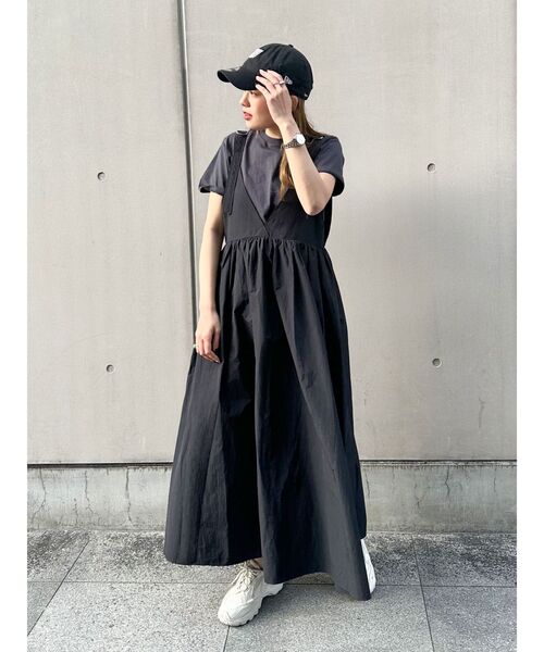 Ungrid（アングリッド）の「カラーエンブロイダリーTee（Tシャツ/カットソー・レディース・チャコールグレー/ピンク/イエロー/オフホワイト/オレンジ・FREE）」の20枚目の写真