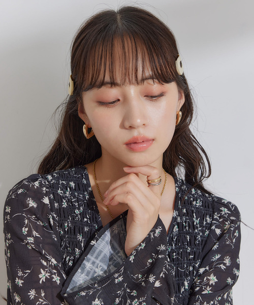 美品　ヘアピン　4点　セット カラーヘアピン5点セット 9880[品番：XB000010184]｜Amiyo