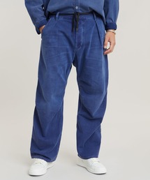 G-STAR | PLEATED DENIM PANTS/プリーツワイドデニムパンツ/フレンチワーク/セットアップ可能(デニムパンツ)