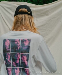 FREAK'S STORE（フリークスストア）の「Stranger Things/ストレンジャーシングス　未知の世界 Stranger Things 9photo Long Sleeve T-shirt/ストレンジャーシングス９フォトロンT（Tシャツ/カットソー）」
