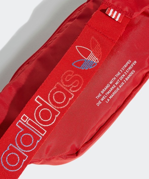 adidas（アディダス）の「ウエストバッグ（ボディバッグ/ウエストポーチ・メンズ・レッド・FREE）」の4枚目の写真