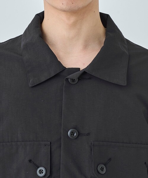 DUSTNATION(ダストネーション)の「【DUSTNATION/ダストネーション】UTILITY GABBER S/S SHIRT(シャツ/ブラウス・メンズ・ブラック/ブルー・XL/L/M)」の9枚目の写真