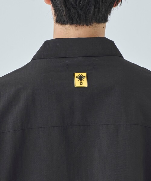 DUSTNATION(ダストネーション)の「【DUSTNATION/ダストネーション】UTILITY GABBER S/S SHIRT(シャツ/ブラウス・メンズ・ブラック/ブルー・XL/L/M)」の12枚目の写真