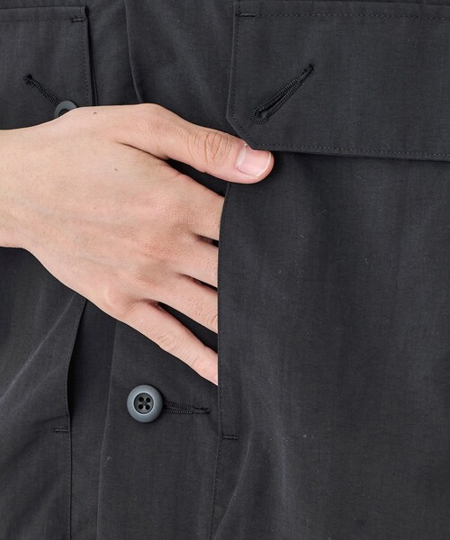 DUSTNATION(ダストネーション)の「【DUSTNATION/ダストネーション】UTILITY GABBER S/S SHIRT(シャツ/ブラウス・メンズ・ブラック/ブルー・XL/L/M)」の13枚目の写真
