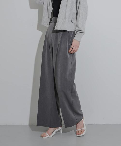 SENSE OF PLACE by URBAN RESEARCH（センスオブプレイスバイアーバンリサーチ）の「ワイドイージーパンツ（その他パンツ・レディース・ベージュ/ブラック/グレー・LARGE/MEDIUM/SMALL/X-SMALL/TALL）」の21枚目の写真