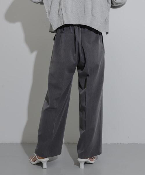 SENSE OF PLACE by URBAN RESEARCH（センスオブプレイスバイアーバンリサーチ）の「ワイドイージーパンツ（その他パンツ・レディース・ベージュ/ブラック/グレー・LARGE/MEDIUM/SMALL/X-SMALL/TALL）」の22枚目の写真