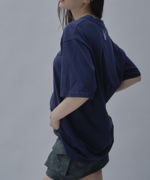Fin-Ch XXXL 刺繍フィッシュロゴシャツ