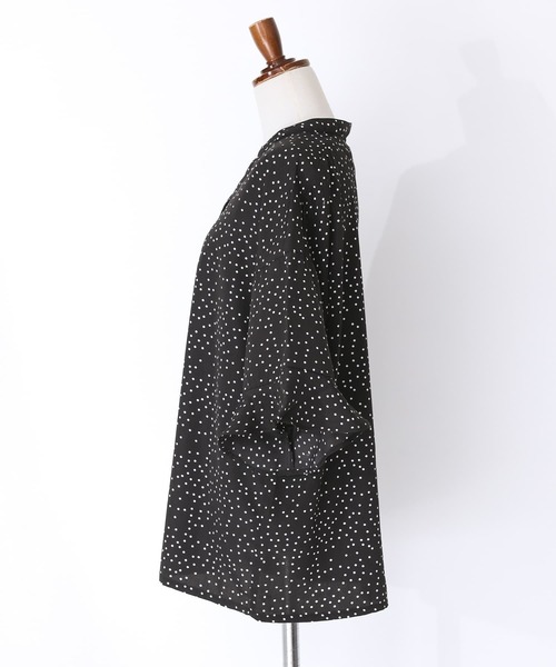 n'OrLABEL（ノアールレーベル）の「『フレアスリーブドット柄ブラウス』（シャツ/ブラウス・レディース・オフホワイト/ブラック・2/1）」の17枚目の写真