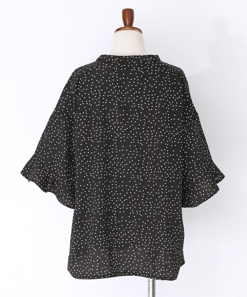 n'OrLABEL（ノアールレーベル）の「『フレアスリーブドット柄ブラウス』（シャツ/ブラウス・レディース・オフホワイト/ブラック・2/1）」の18枚目の写真
