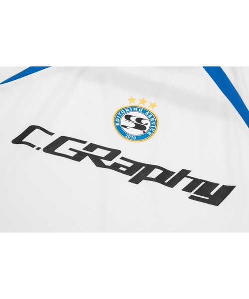 codegraphy(コードグラフィー)の「Sports WAVE Symbol Jersey SHORT SLEEVE T-Shirt(Tシャツ/カットソー・メンズ・ライトブルー/ブラック/ホワイト/ネイビー・LARGE/MEDIUM/SMALL)」の5枚目の写真