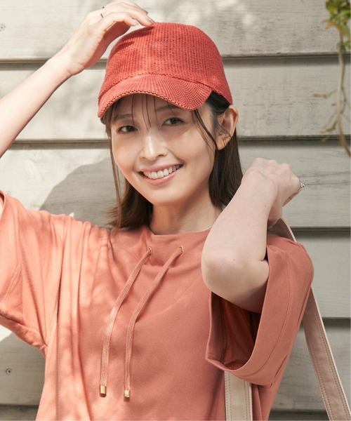 ikka（イッカ）の「サーモキャップ（キャップ・レディース・ライトグレー/グリーン/キャメル/ピンク/ブラック・FREE）」の6枚目の写真