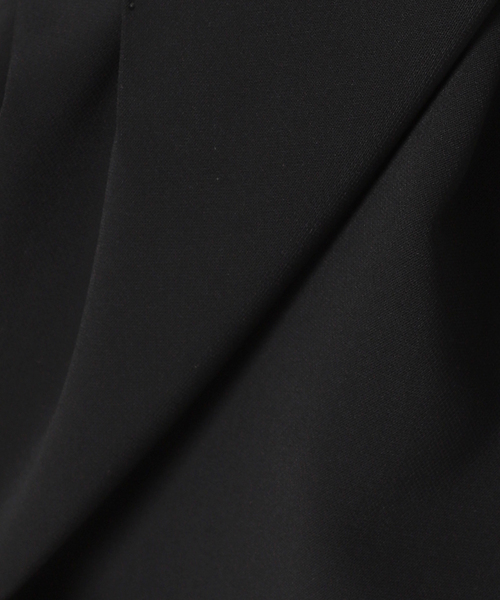 Room no.8（ルームエイト）の「【Room no.8 BLACK/ルームエイトブラック】Double Cloth Tucking トップス（シャツ/ブラウス・レディース・ホワイト/ブラック・FREE）」の3枚目の写真