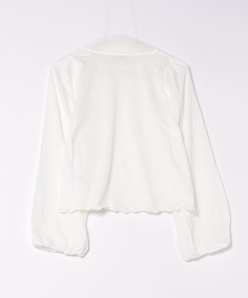 flower（フラワー）の「デイリーバルーンロングスリーブ（Tシャツ/カットソー・レディース・ホワイト/ピンク・FREE）」の21枚目の写真