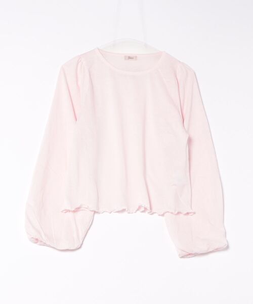 flower（フラワー）の「デイリーバルーンロングスリーブ（Tシャツ/カットソー・レディース・ホワイト/ピンク・FREE）」の19枚目の写真