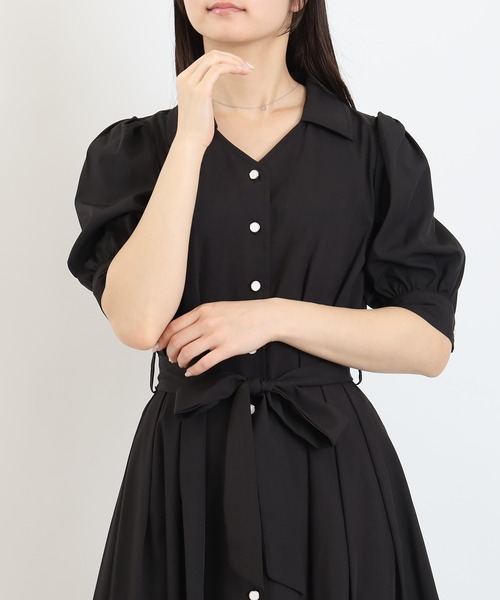 ASTORIA ODIER(アストリアオディール)の「シャツワンピース(シャツワンピース・レディース・カーキ/ブルー/ネイビー/ラベンダー/ブルーグリーン/グレイッシュブルー/マスタード/ブラウン/グリーン/ブラック・MEDIUM/LARGE)」の14枚目の写真