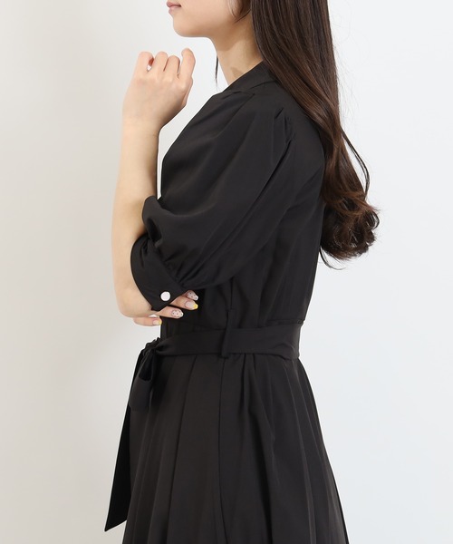 ASTORIA ODIER(アストリアオディール)の「シャツワンピース(シャツワンピース・レディース・カーキ/ブルー/ネイビー/ラベンダー/ブルーグリーン/グレイッシュブルー/マスタード/ブラウン/グリーン/ブラック・MEDIUM/LARGE)」の15枚目の写真