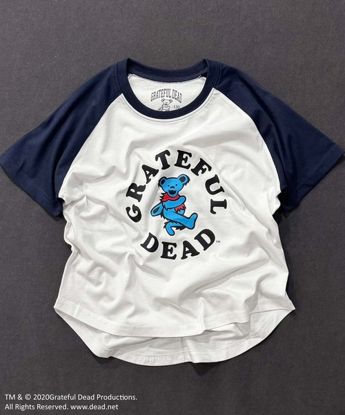 Grateful Dead(グレイトフルデッド)の「GRATEFUL DEAD グレイトフルデッド オーバーサイズ ヘム 半袖Tシャツ(Tシャツ/カットソー・キッズ・ベージュ/チャコール/ブラック/ホワイト系/オレンジ/パープル/ダークグリーン/オフホワイト/ホワイト系その他5/ホワイト系その他7/ホワイト系その他3/ホワイト系その他2/ホワイト系その他6/ホワイト系その他4・160cm/150cm/140cm/130cm/120cm/110cm)」の7枚目の写真