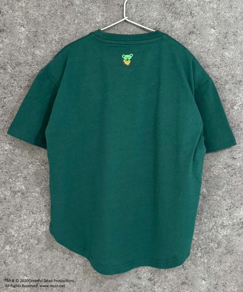 Grateful Dead（グレイトフルデッド）の「GRATEFUL DEAD　グレイトフルデッド　オーバーサイズ　ヘム　半袖Tシャツ（Tシャツ/カットソー・キッズ・ベージュ/チャコール/ブラック/ホワイト系/オレンジ/パープル/ダークグリーン/オフホワイト・160cm/150cm/140cm/130cm/120cm/110cm）」の14枚目の写真
