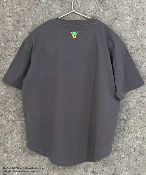 Grateful Dead（グレイトフルデッド）の「GRATEFUL DEAD　グレイトフルデッド　オーバーサイズ　ヘム　半袖Tシャツ（Tシャツ/カットソー・キッズ・ベージュ/チャコール/ブラック/ホワイト系/オレンジ/パープル/ダークグリーン/オフホワイト・160cm/150cm/140cm/130cm/120cm/110cm）」の12枚目の写真