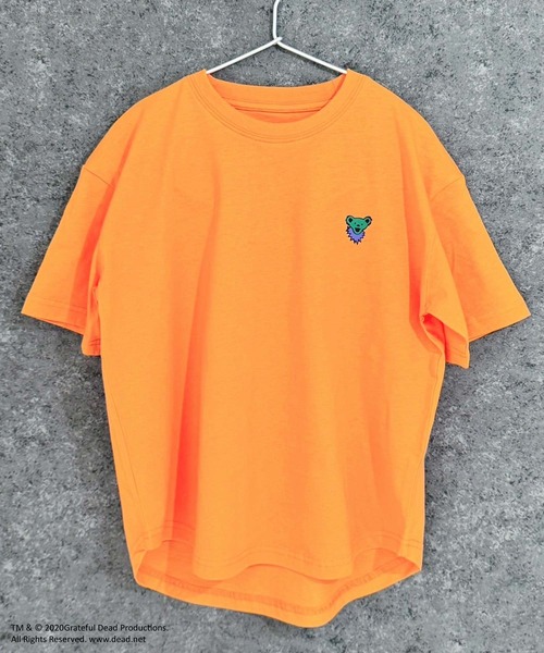 Grateful Dead（グレイトフルデッド）の「GRATEFUL DEAD　グレイトフルデッド　オーバーサイズ　ヘム　半袖Tシャツ（Tシャツ/カットソー・キッズ・ベージュ/チャコール/ブラック/ホワイト系/オレンジ/パープル/ダークグリーン/オフホワイト・160cm/150cm/140cm/130cm/120cm/110cm）」の17枚目の写真