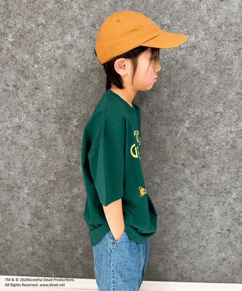 Grateful Dead（グレイトフルデッド）の「GRATEFUL DEAD　グレイトフルデッド　オーバーサイズ　ヘム　半袖Tシャツ（Tシャツ/カットソー・キッズ・ベージュ/チャコール/ブラック/ホワイト系/オレンジ/パープル/ダークグリーン/オフホワイト・160cm/150cm/140cm/130cm/120cm/110cm）」の19枚目の写真