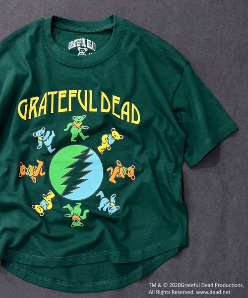Grateful Dead(グレイトフルデッド)の「GRATEFUL DEAD グレイトフルデッド オーバーサイズ ヘム 半袖Tシャツ(Tシャツ/カットソー・キッズ・ベージュ/チャコール/ブラック/ホワイト系/オレンジ/パープル/ダークグリーン/オフホワイト/ホワイト系その他5/ホワイト系その他7/ホワイト系その他3/ホワイト系その他2/ホワイト系その他6/ホワイト系その他4・160cm/150cm/140cm/130cm/120cm/110cm)」の17枚目の写真