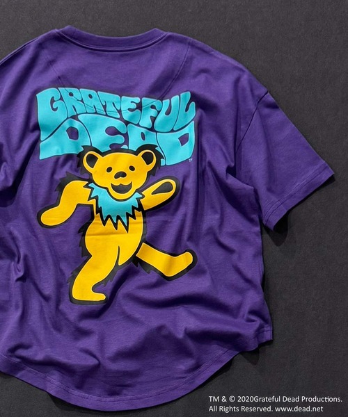 Grateful Dead(グレイトフルデッド)の「GRATEFUL DEAD グレイトフルデッド オーバーサイズ ヘム 半袖Tシャツ(Tシャツ/カットソー・キッズ・ベージュ/チャコール/ブラック/ホワイト系/オレンジ/パープル/ダークグリーン/オフホワイト/ホワイト系その他5/ホワイト系その他7/ホワイト系その他3/ホワイト系その他2/ホワイト系その他6/ホワイト系その他4・160cm/150cm/140cm/130cm/120cm/110cm)」の16枚目の写真