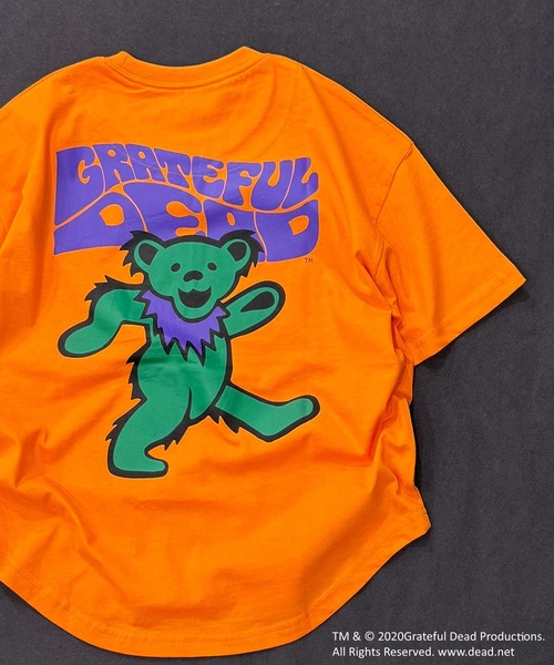 Grateful Dead(グレイトフルデッド)の「GRATEFUL DEAD グレイトフルデッド オーバーサイズ ヘム 半袖Tシャツ(Tシャツ/カットソー・キッズ・ベージュ/チャコール/ブラック/ホワイト系/オレンジ/パープル/ダークグリーン/オフホワイト/ホワイト系その他5/ホワイト系その他7/ホワイト系その他3/ホワイト系その他2/ホワイト系その他6/ホワイト系その他4・160cm/150cm/140cm/130cm/120cm/110cm)」の15枚目の写真