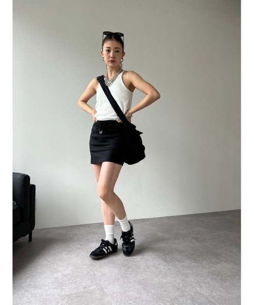 HANNE(アン)の「スウェットミニスカート(スカート・レディース・ブラック/グレー・FREE)」の16枚目の写真