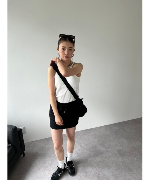 HANNE(アン)の「スウェットミニスカート(スカート・レディース・ブラック/グレー・FREE)」の17枚目の写真