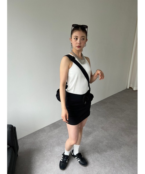 HANNE(アン)の「スウェットミニスカート(スカート・レディース・ブラック/グレー・FREE)」の18枚目の写真