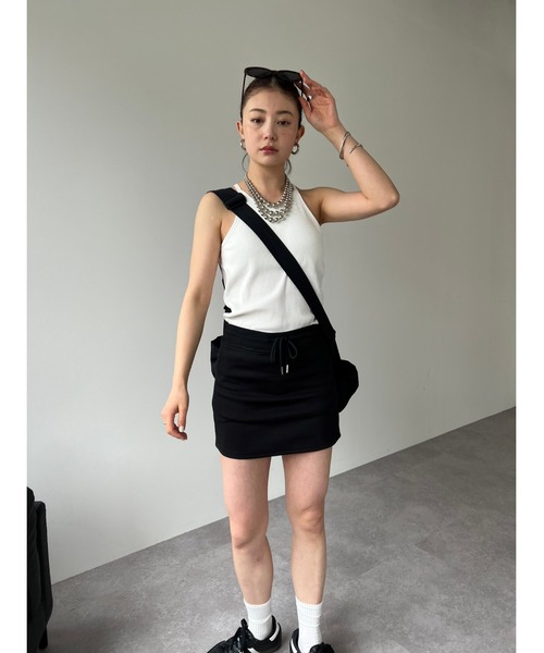 HANNE(アン)の「スウェットミニスカート(スカート・レディース・ブラック/グレー・FREE)」の19枚目の写真