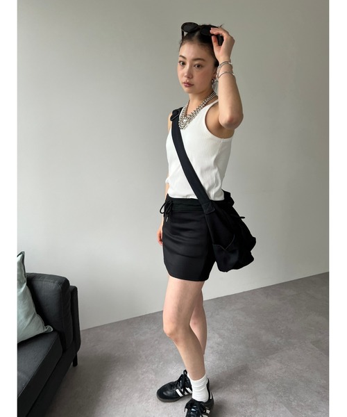 HANNE(アン)の「スウェットミニスカート(スカート・レディース・ブラック/グレー・FREE)」の20枚目の写真