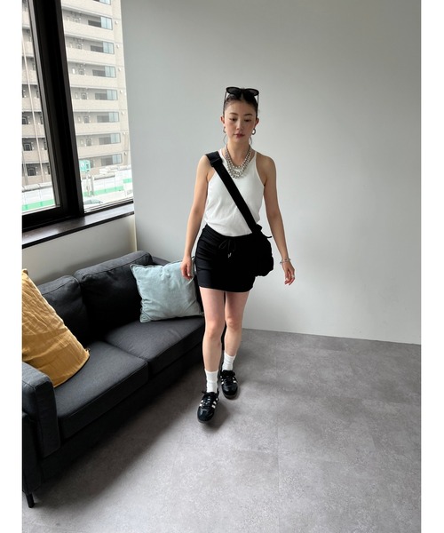 HANNE(アン)の「スウェットミニスカート(スカート・レディース・ブラック/グレー・FREE)」の22枚目の写真